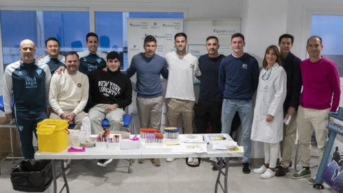 Los jugadores del Málaga CF se someten a una analítica completa con Quirónsalud Málaga